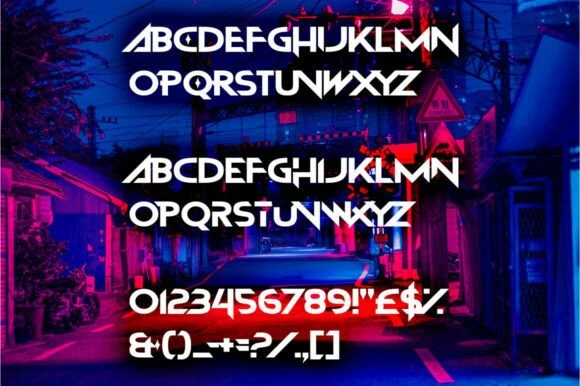 Hunters K-Pop Font – Futuristic Display Typeface