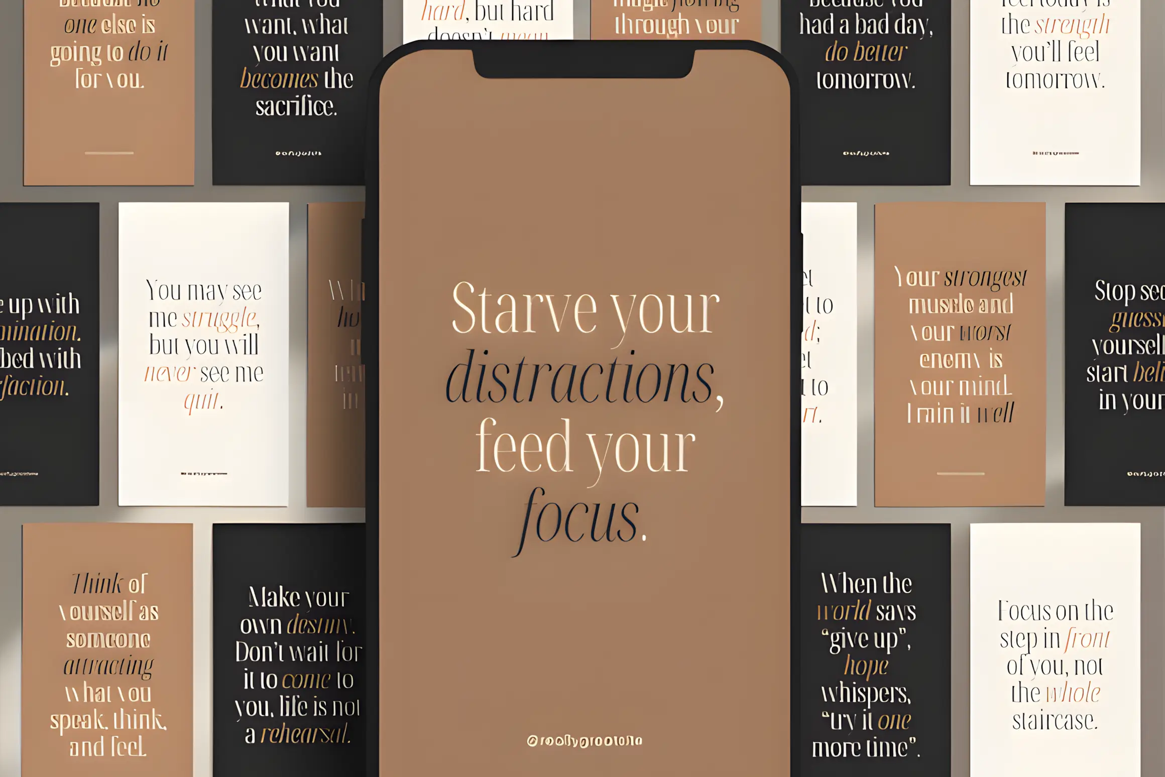 Mindset Quotes Instagram Stories – Minimalist Canva Templates