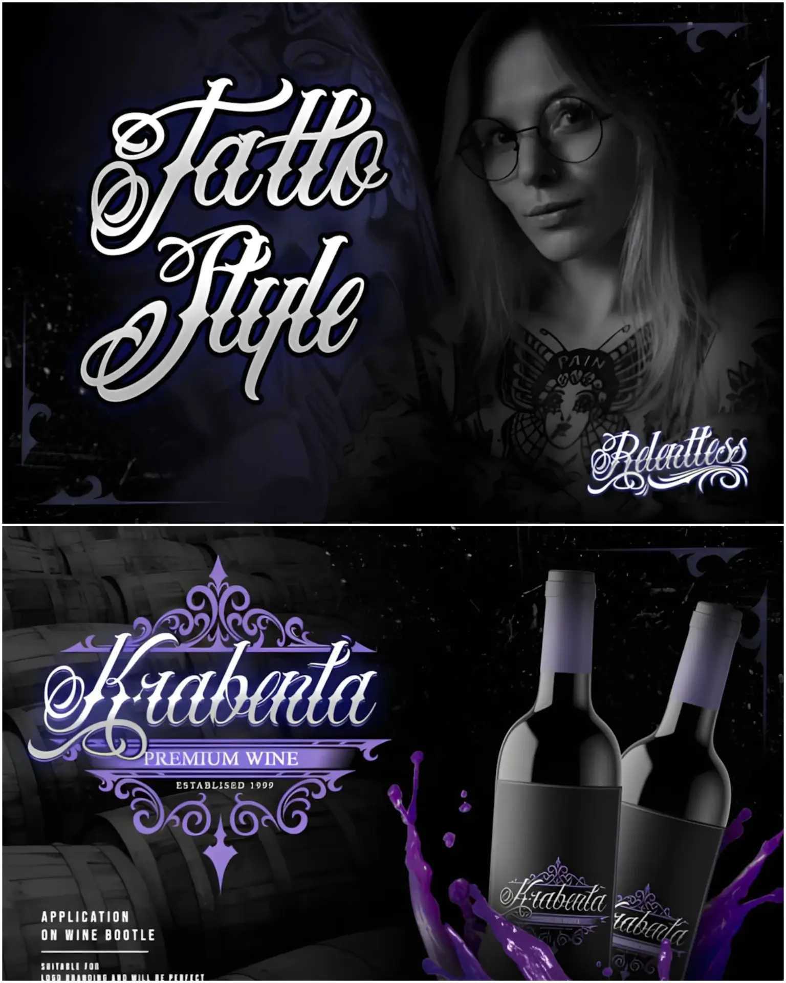 Relentless Font: A Bold Blackletter Typeface