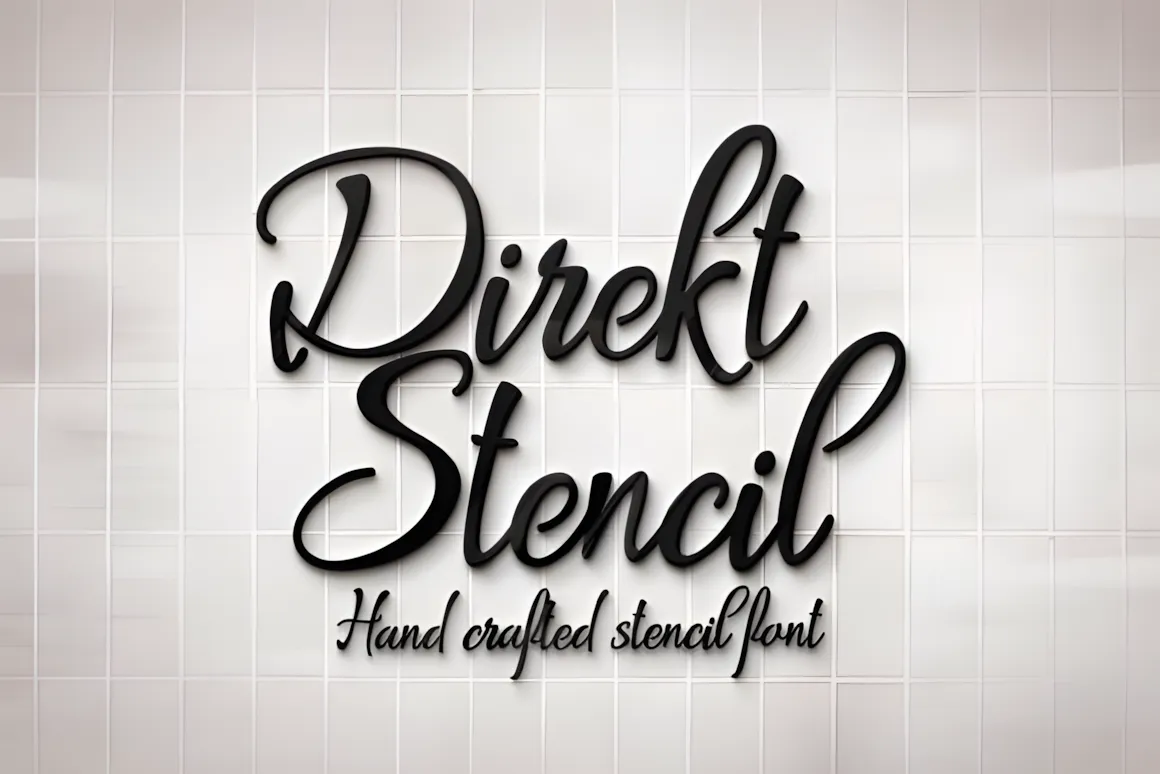 52 Best Stencil Fonts & Cuttable Fonts – Free & Premium Picks