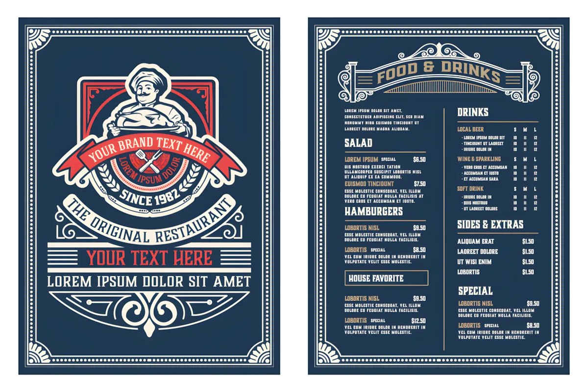 26 Restaurant Menu Ideas: Cool and Unique Designs