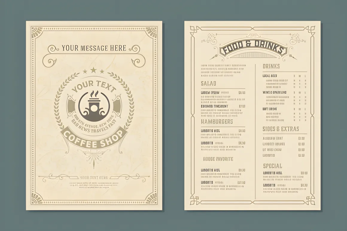 26 Restaurant Menu Ideas: Cool and Unique Designs