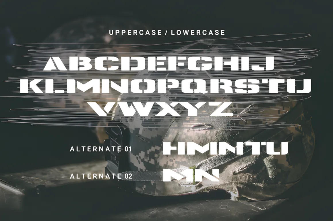 52 Best Stencil Fonts & Cuttable Fonts – Free & Premium Picks