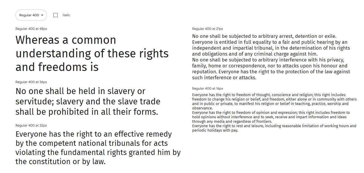 Fira Sans, initially designed for Mozilla Firefox OS and now on Google Fonts, is a modern, readable font ideal for websites and apps.