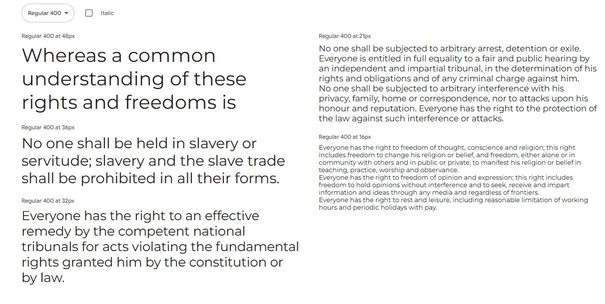 Montserrat, a modern font by Julieta Ulanovsky, draws inspiration from old Buenos Aires posters and signs, offering a bold, geometric vibe ideal for contemporary web design.